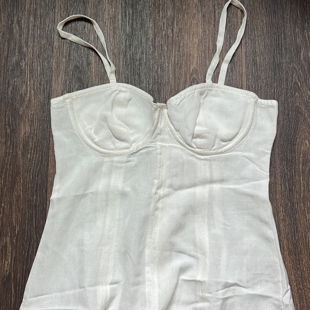 Shani Shemer Josie Wired along Dress Cream - Picture 3 of 11